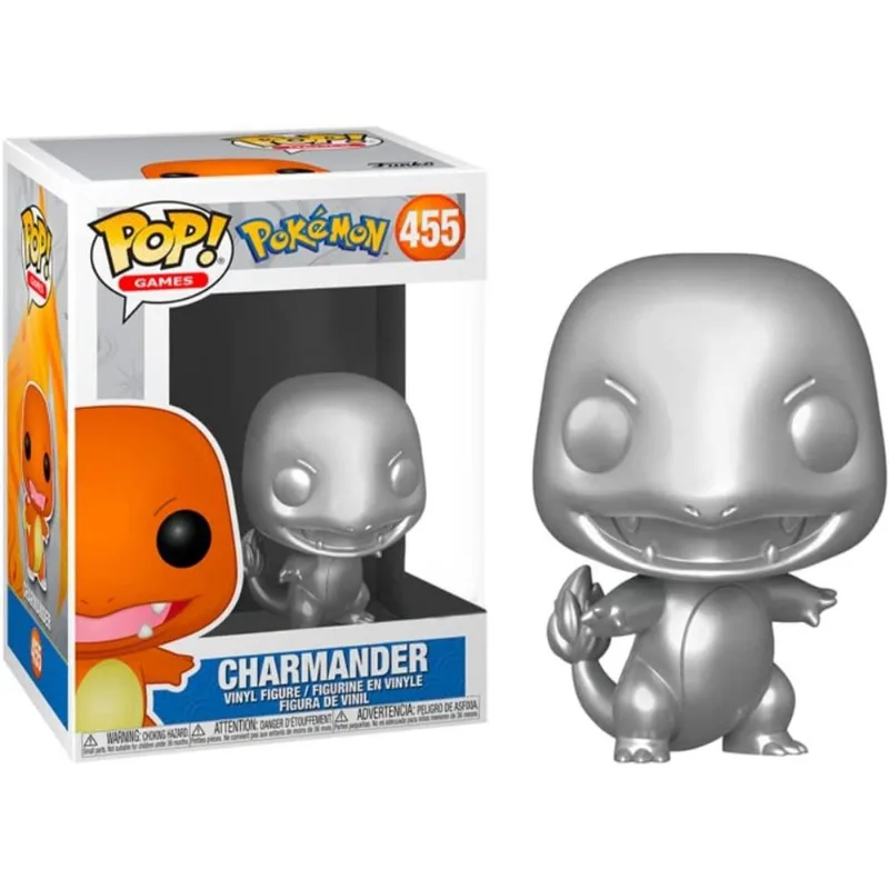FUNKO POP! POKEMON - CHARMANDER (SILVER) #455