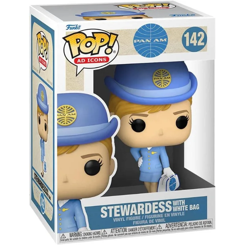 FUNKO POP! PAN AM STEWARDESS WITH WHITE BAG #142