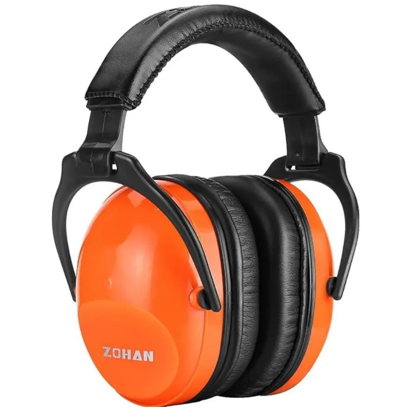 Abafador Protetor Auditivo Auricular Infantil Adulto Laranja