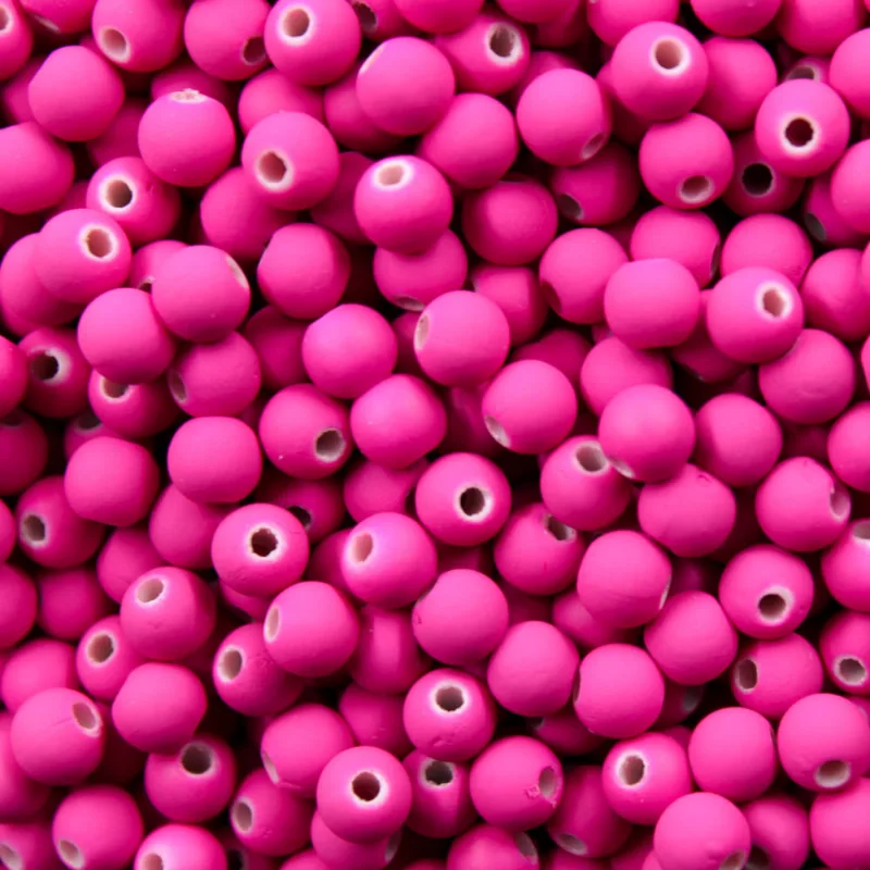 Bola Emborrachada Passante 06Mm Em Plastico Com 50Gr 037Ms - Roxo Citrico