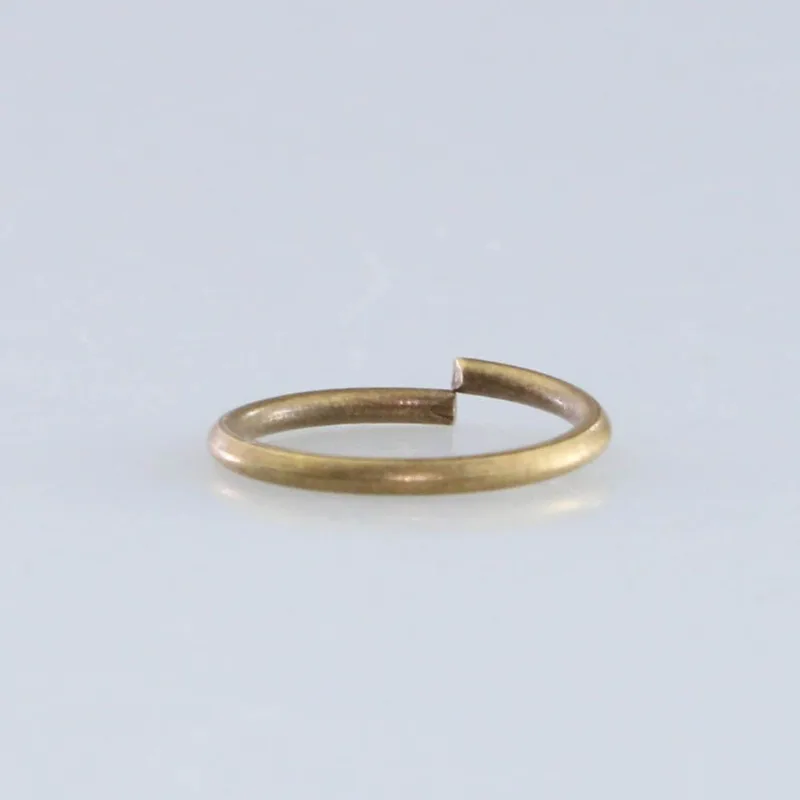 Argolinha 06Mm Em Ferro Com 100G 075 - Ouro Velho