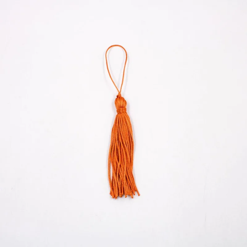 Pingente Pompom Tassel 70Mm Em Poliester Com 10 Peças 7130G - Vermelho