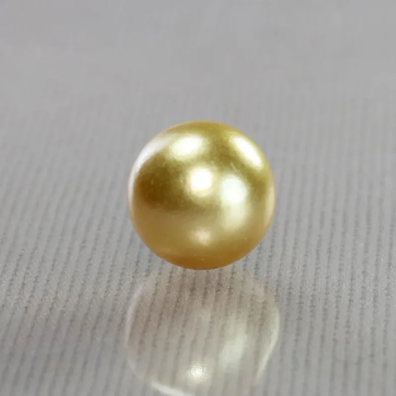 Perola Inteira Sem Furo 06Mm Em Abs Com 50Gr 226 - Dourado