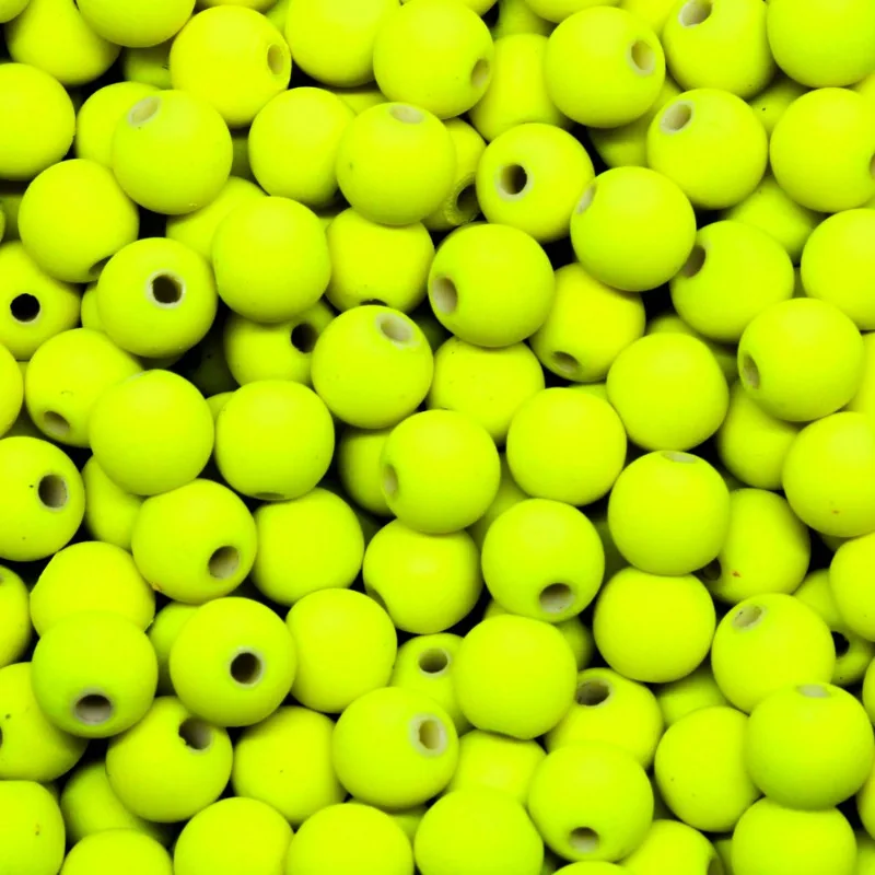 Bola Emborrachada Passante 08Mm Com 50G 033M - Amarelo Neon 818