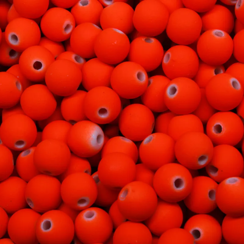 Bola Emborrachada Passante 08Mm Com 50G 035M - Laranja Neon