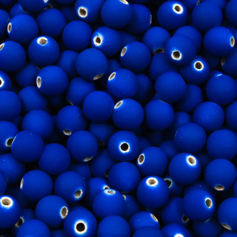 Bola Emborrachada Passante 08Mm Com 50G 237 - Azul Royal