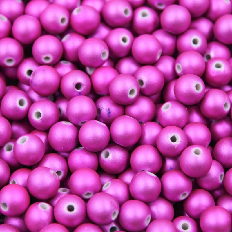 BOLA EMBORRACHADA METALIZADA 8MM COM 50G 242 - Rose