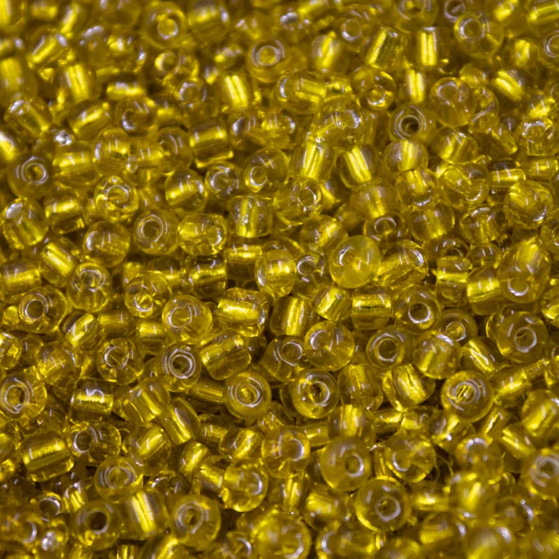Miçangão Miolo 3.6Mm (6/0) Em Vidro Com 45G Amarelo 003