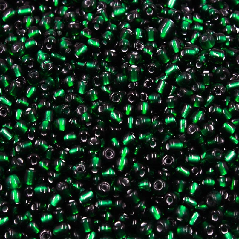 Miçangão Miolo 3.6Mm (6/0) Em Vidro Com 45G 469 - Verde Bandeira