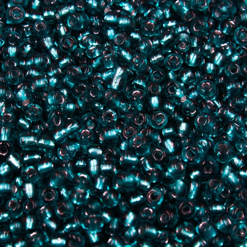 Miçangão Miolo 3.6Mm (6/0) Em Vidro Com 45G 511 - Verde Turquesa
