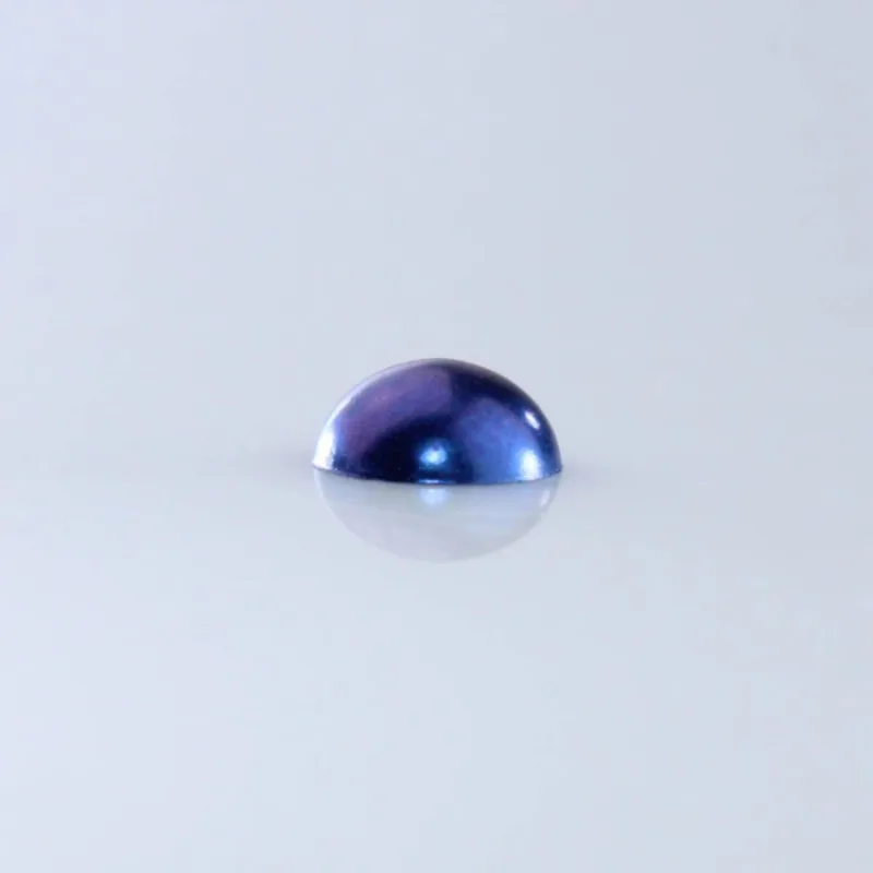Meia Perola Para Colagem 10Mm Em Abs Com 50Gr 134P - Azul Royal 134