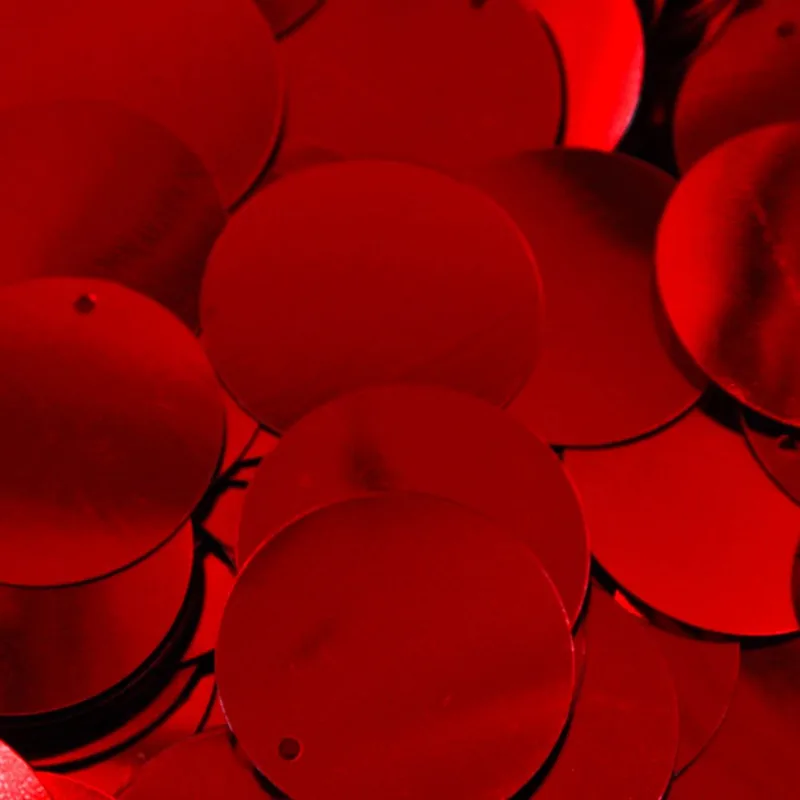 Paete Com Furo 25Mm Em Pvc Com 50G 201 - Vermelho
