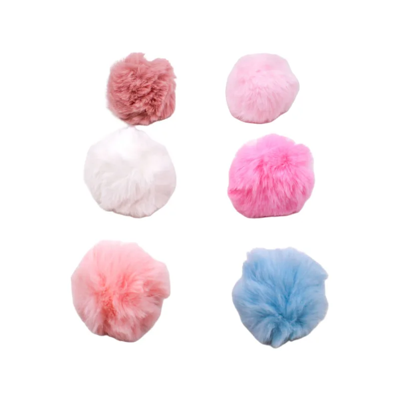 Pompom De Bolinha 80Mm Em Poliester Com 04 Peças 103 - Colorido