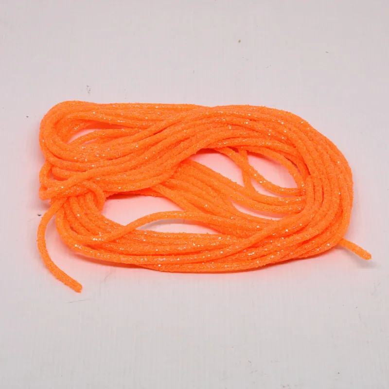 CORDAO FLUORESCENTE EM PVC COM 1 METRO Laranja