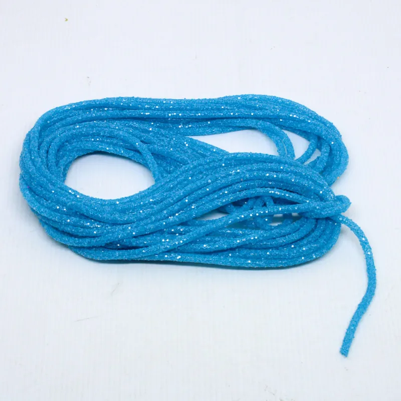 CORDAO FLUORESCENTE EM PVC COM 1 METRO Azul