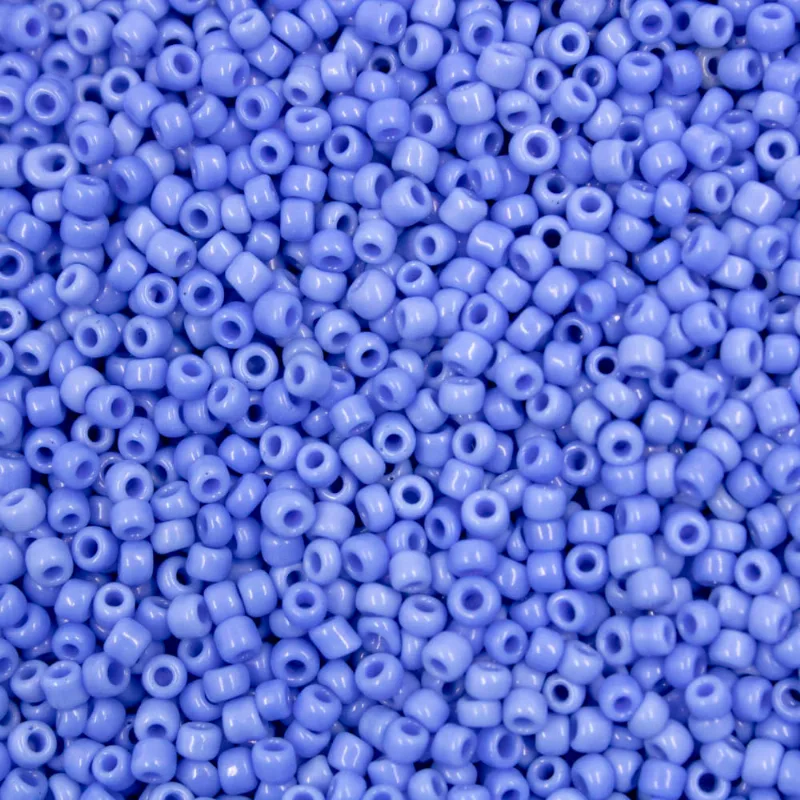 MIÇANGUINHA LEITOSA 1.9MM (12/0) EM VIDRO COM 45G Azul