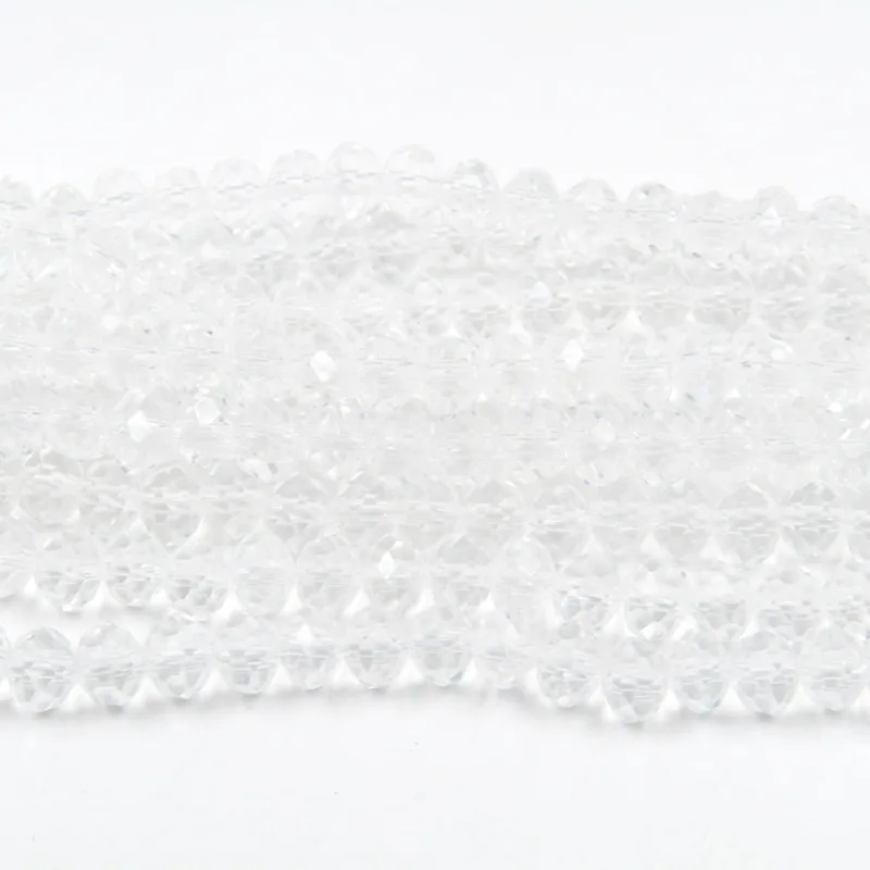 Fio De Cristal Transparente 06Mm Em Vidro Com 01 Fio 237 - Azul Royal