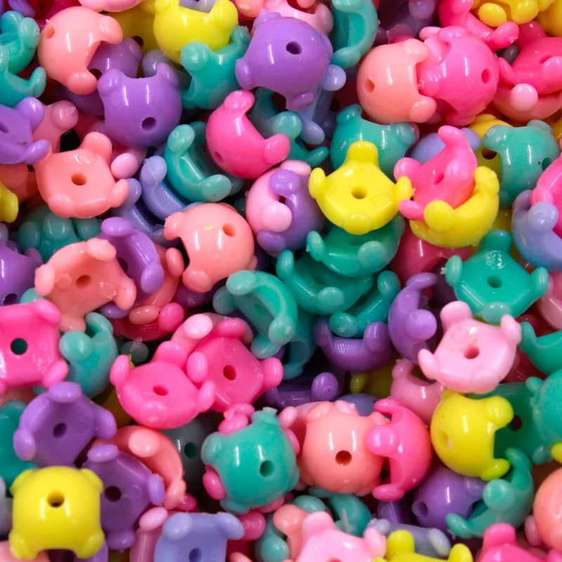 Meia Bola Infantil Para Encaixe 10Mm Em Acrilico Com 50Gr 503 - Colorido Claro
