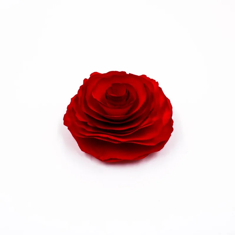 Flor De Madeira 04Cm Com 01 Unidade 201 - Vermelho