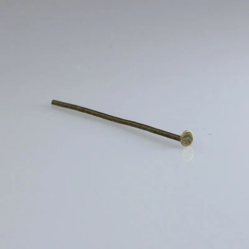 Alfinete Pino 20Mm Em Ferro Com 50Gr 075 - Ouro Velho