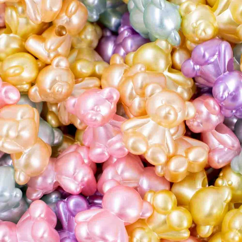 ENTREMEIO URSO PASSANTE 18MM EM PLÁSTICO COM 50G 503 - Colorido Claro