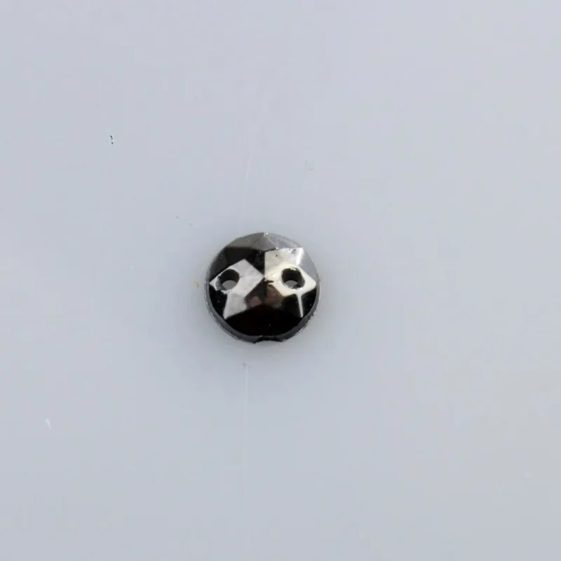 Chaton Costura Redondo Sextavado 06Mm Em Acrilico Com 1000 Peças 036B - Metal Gun 036