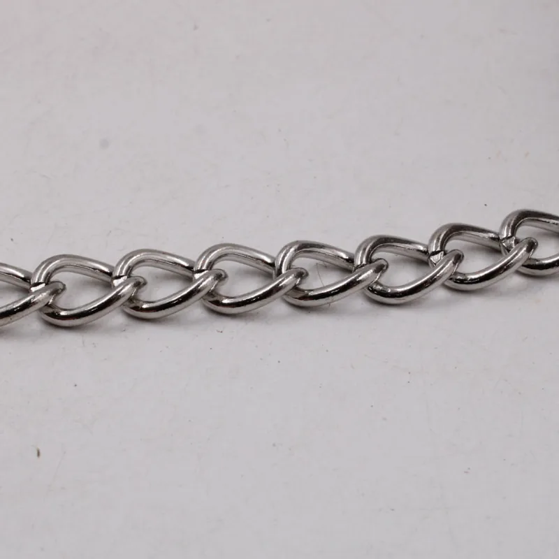 Corrente Grumet 14.4X10.7Mm Em Ferro Com 01 Metro 074 - Niquel