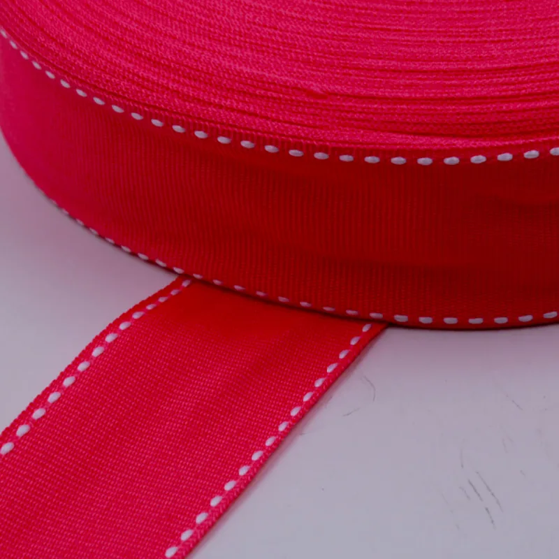 FITA PESPONTADA 38MM EM POLIESTER COM 01 METRO 230 - Pink Z30