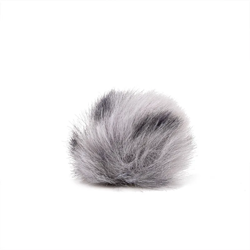 Pompom Bolinha Mesclada 30Mm Com 05 Peças 731 - Cinza Mesclado