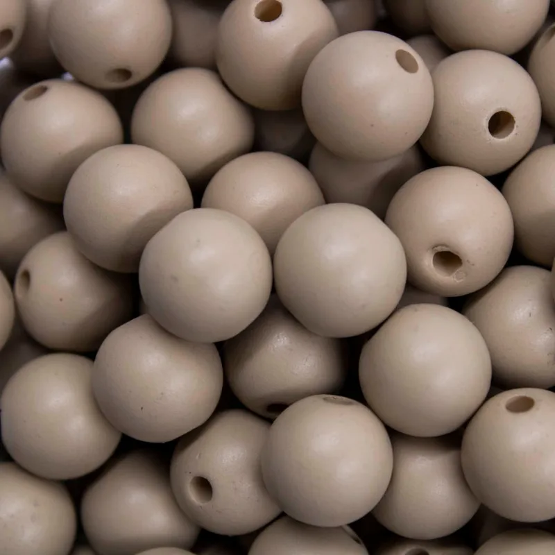 BOLA FOSCA PASSANTE 12MM EM ACRILICO COM 25G 326A - Bege