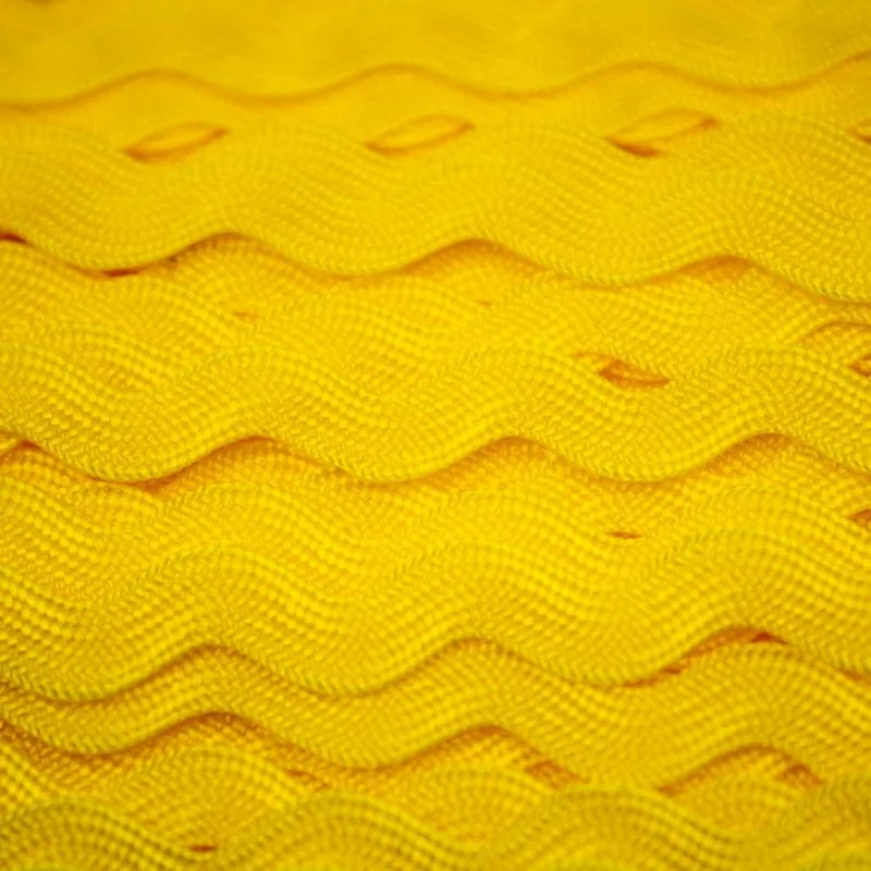 Sianinha 5Mm Em Poliester Com 01 Metro 022 - Amarelo 22