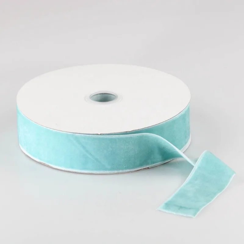 FITA DE VELUDO 40MM EM POLIESTER COM 01 METRO Azul