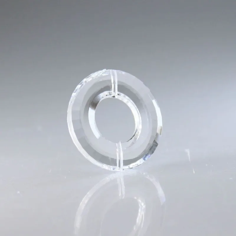 Argola Passante 30Mm Em Acrilico Com 50G 901 - Transparente 901