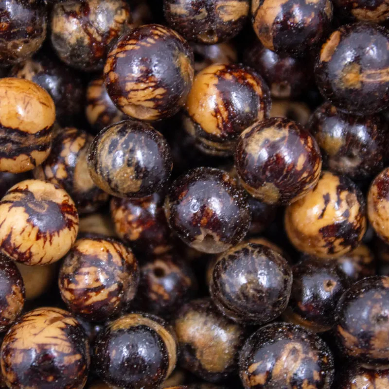 Semente De Açai Passante Com 75G A318 - Marrom Rajada