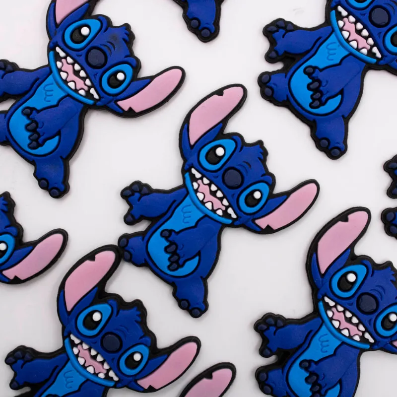 Aplique Stitch 42X31mm Emborrachado Com 05 Peças 140 - Azul