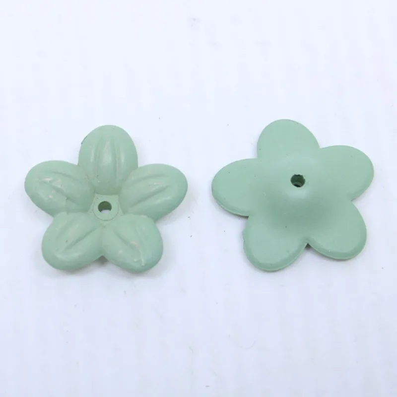Entremeio Flor 21Mm Em Acrilico Com 25Gr 819 - Verde Claro Opaco 144