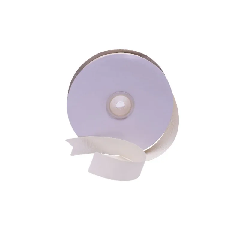 Fita De Gorgurao Lisa 22Mm Em Poliester Com 01 Metro 284 - Off White