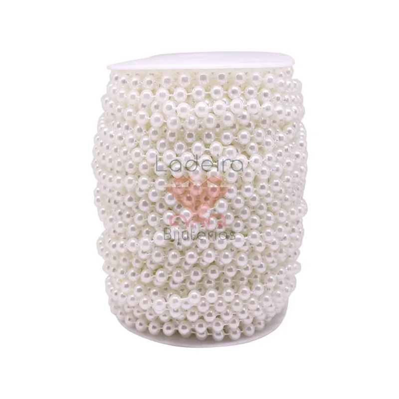 ALJOFRE PEROLA 06MM EM ABS COM 01 METRO 209 - Branco 209