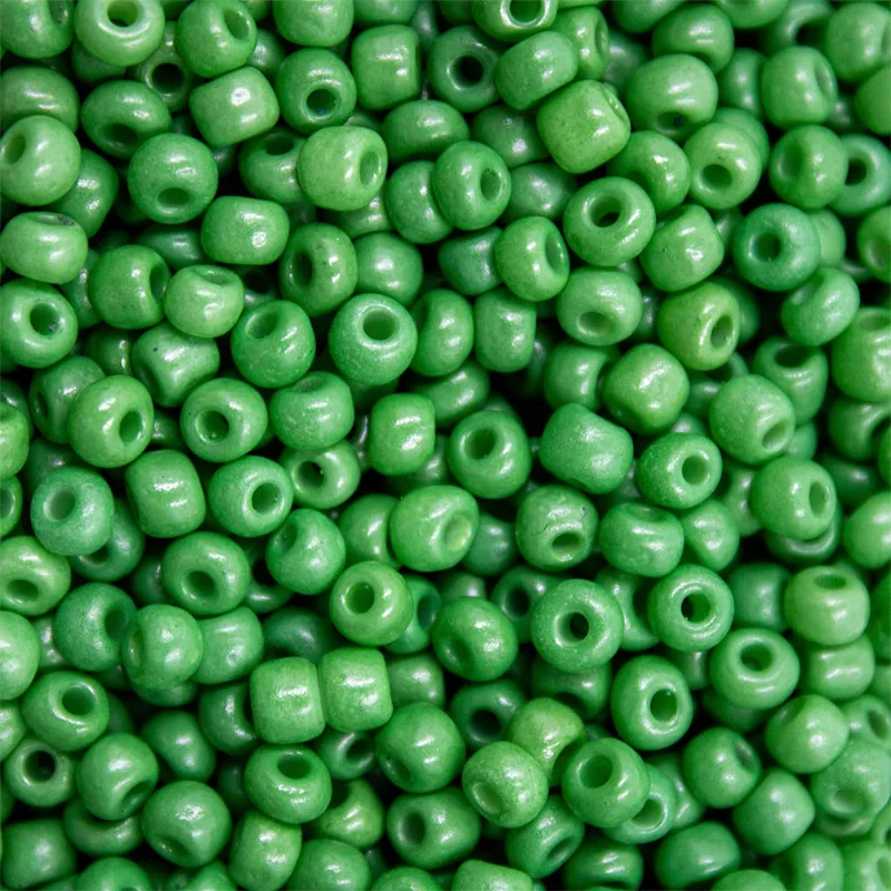 MIÇANGA REGULAR 3.6MM (6/0) EM VIDRO COM 45G 205 - Verde Z5