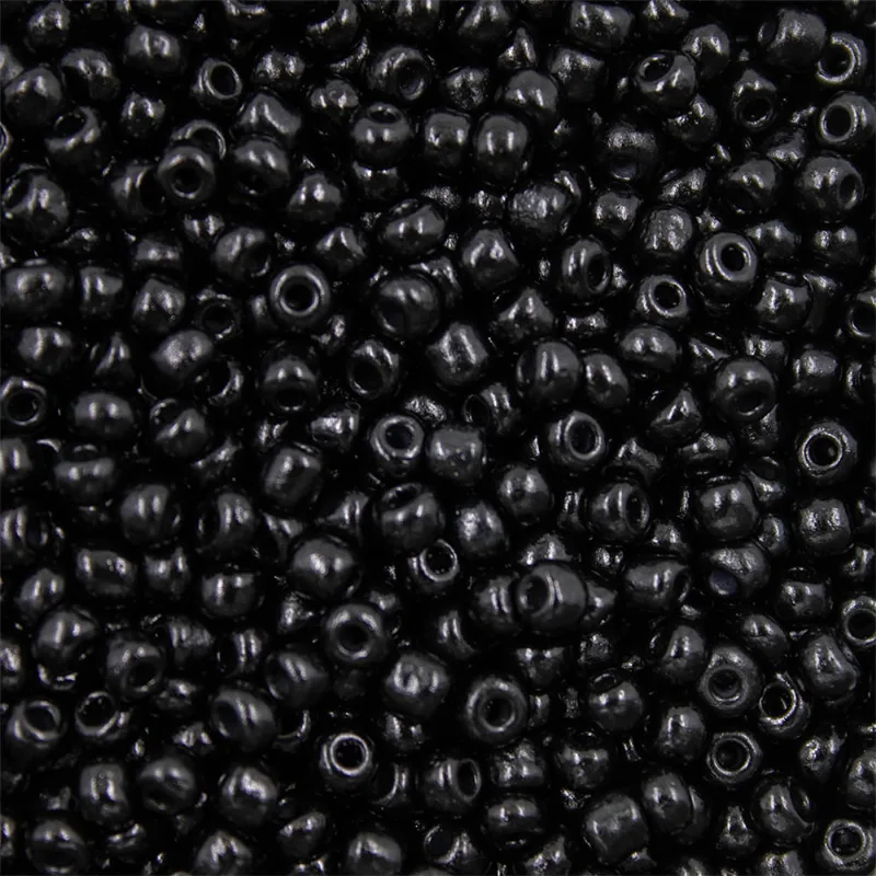 MIÇANGA REGULAR 3.6MM (6/0) EM VIDRO COM 45G 225 - Preto Z25
