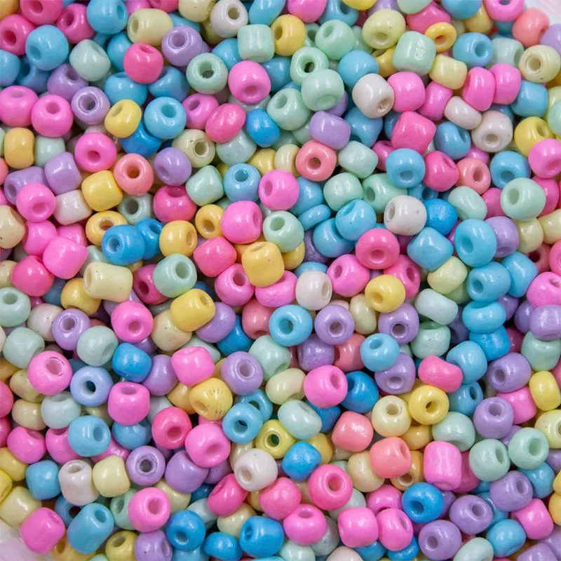 MIÇANGA REGULAR 3.6MM (6/0) EM VIDRO COM 45G 503 - Colorido Claro