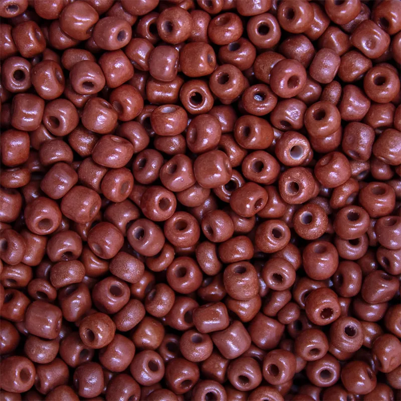 MIÇANGA REGULAR 3.6MM (6/0) EM VIDRO COM 45G 0963-Terracota