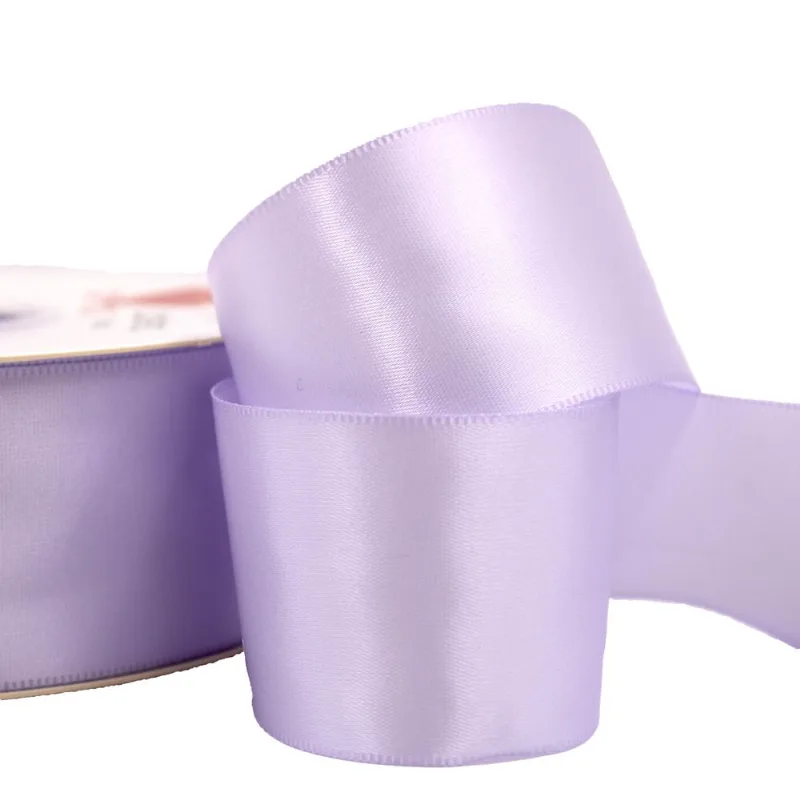 FITA DE CETIM LISA LADEIRA PREMIUM 38MM COM 01 METRO 420Y - Lilas Claro