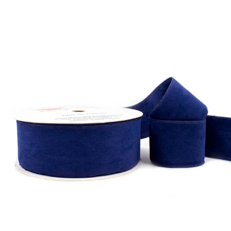 Fita Camurça 38Mm Com 01 Metro D5-080 237 - Azul Royal