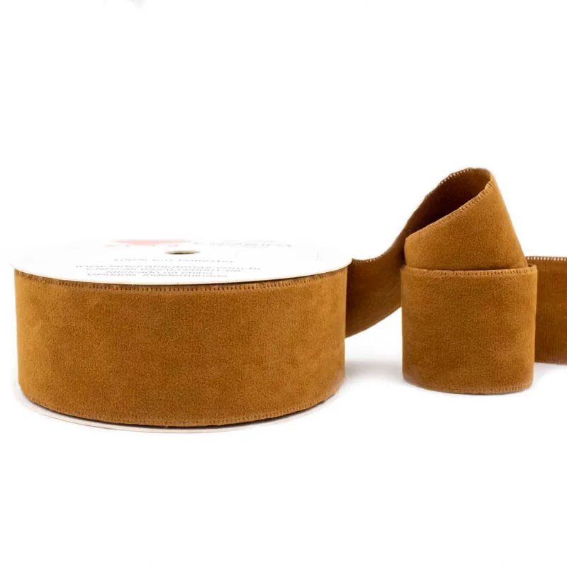 Fita Camurça 38Mm Com 01 Metro D5-080 504 - Caramelo 089