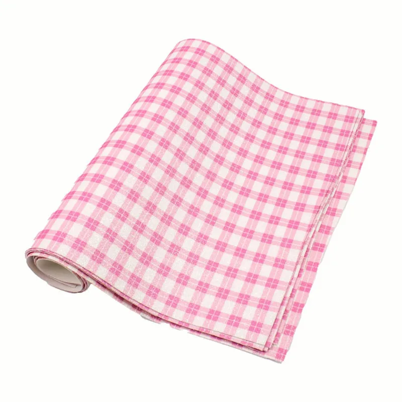 LONITA GLITTER XADREZ 27X40CM COM 01 UNIDADE Rosa