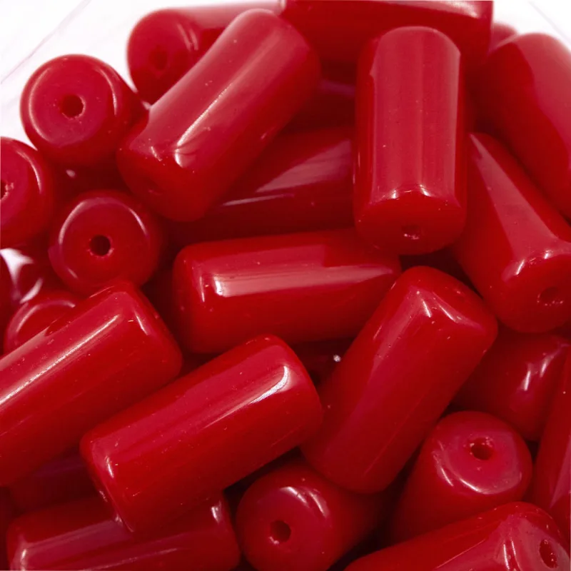 Firma Passante 20X10mm Em Vidro Com 50G 201 - Vermelho