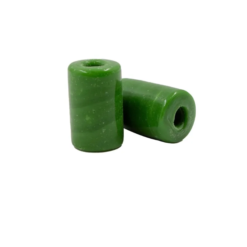 Firma Passante Indiana 12X20mm Em Vidro Com 50G 234 - Verde