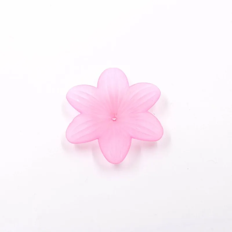 Flor Passante Fosca 45Mm Em Acrilico Com 50G 004 - Rosa 04
