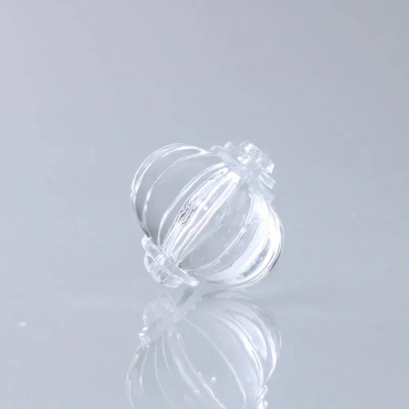 Mexirica Passante 28X28mm Em Acrilico Com 50Gr Cristal Transparente